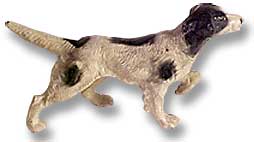 Hubley Pointing Setter Dog Paperweight.